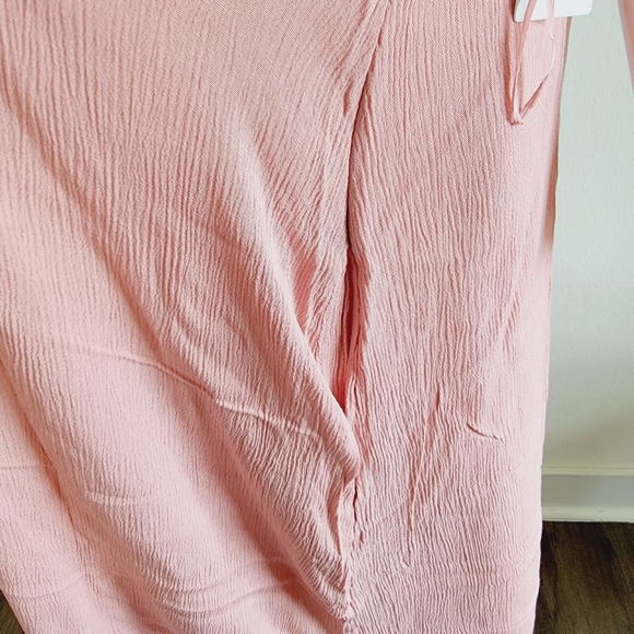 NWT Treasure & Bond Coral Pink Spaghetti Strap Maxi Dress Swim Cover Up Sz XL - Picture 10 of 10